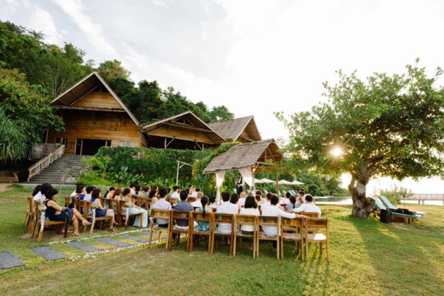 Customizable wedding celebration at Telunas