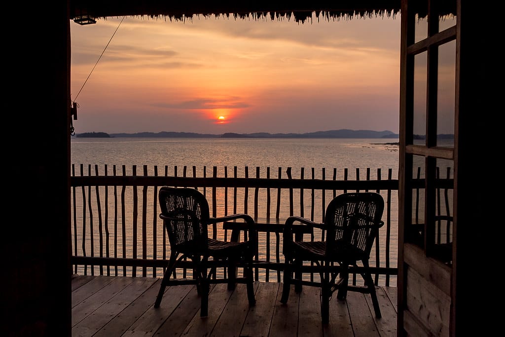 Telunas Beach Resort Sunset View