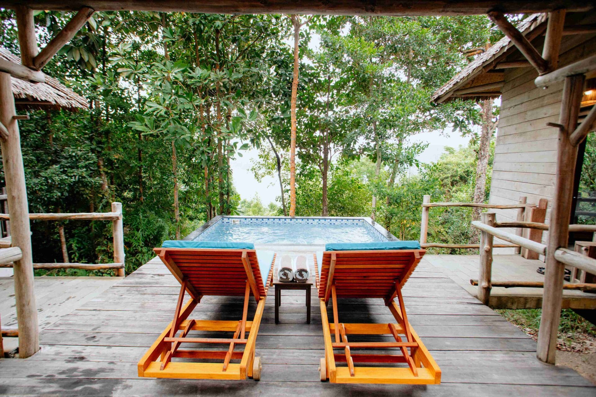Ridge villa with a plunge pool