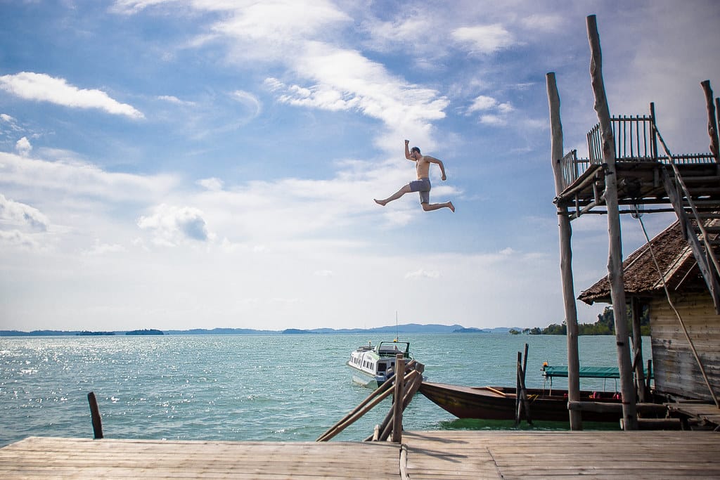 overwater wellness retreat near Singapore